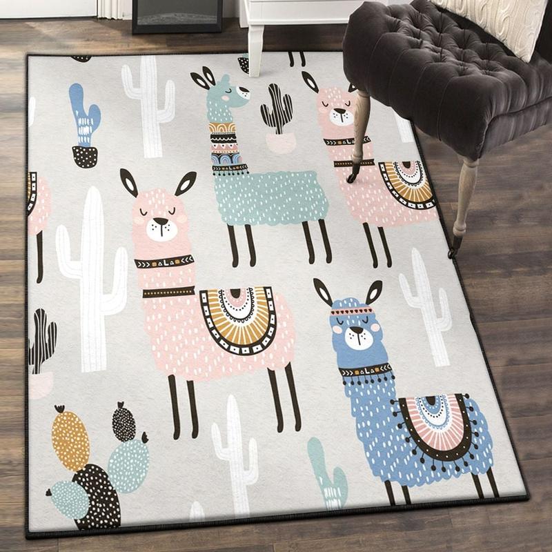 Llama Modern Area Rugs Llama Rug