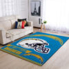 los angeles chargers area rug bathroom rug floor rug regtangle carpet home decor ver 1083
