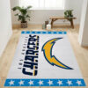 los angeles chargers area rug bathroom rug floor rug regtangle carpet home decor ver 1086
