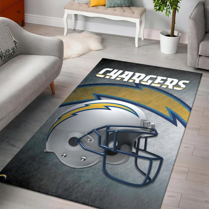 Los Angeles Chargers Area Rug NFL Area Rug Kitchen Rug Indoor Rugs Rectangle Carpet