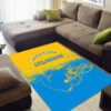 los angeles chargers area rugs bathroom rug floor rug regtangle carpet home decor ver 1099