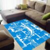 los angeles chargers area rugs bathroom rug floor rug regtangle carpet home decor ver 1101
