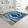los angeles chargers area rugs living room rug floor rug regtangle carpet home decor ver 1110