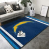 los angeles chargers area rugs living room rug floor rug regtangle carpet home decor ver 1111
