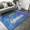 los angeles chargers area rugs living room rug floor rug regtangle carpet home decor ver 1112