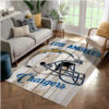 los angeles chargers rug bathroom rug floor rug regtangle carpet home decor ver 1140
