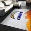 los angeles chargers rug living room rug floor rug regtangle carpet home decor ver 1145