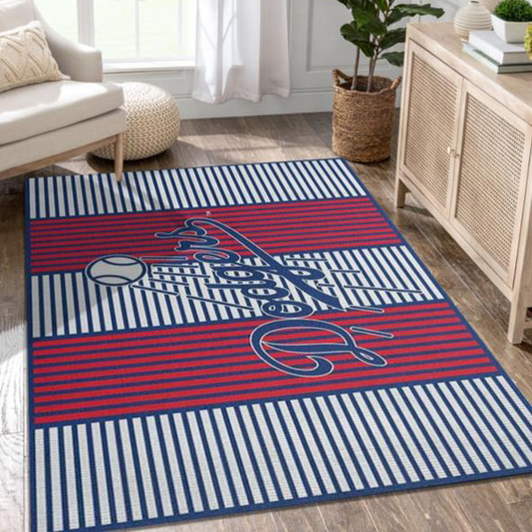 Los Angeles Dodgers Rug MLB Area Rug Bathroom Rugs Indoor Indoor Rugs Rectangle Carpet
