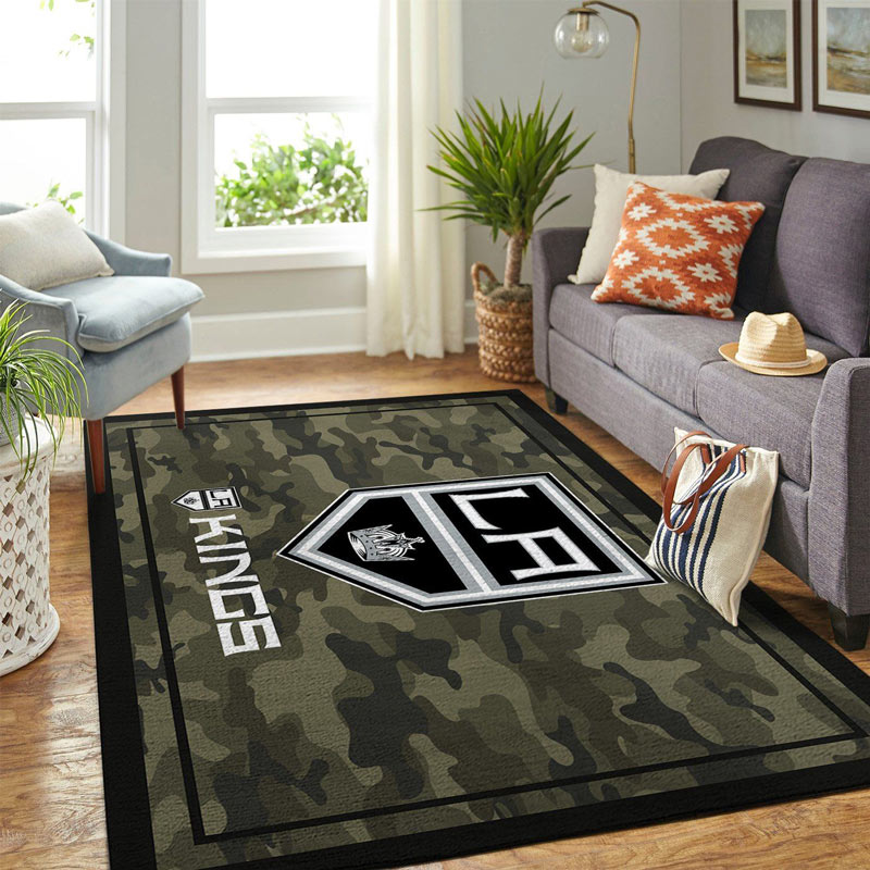Los Angeles Kings Rug NHL Area Rug Living Room Rug Indoor Indoor Rug Rectangle Carpet