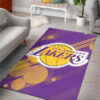 Los Angeles Lakers Rug NBA Area Rug Living Room Area Rug Indoor Rug Rectangle Carpet 3 los angeles lakers rug living room carpet regtangle carpet floor decor home decor ver 442