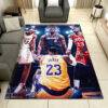 los angeles lakers rug living room carpet regtangle carpet floor decor home decor ver 459