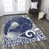 los angeles rams area rug bathroom rug floor rug regtangle carpet home decor ver 1151