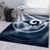 los angeles rams area rug bathroom rug floor rug regtangle carpet home decor ver 1156