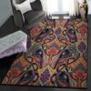 Mandala Indoor Indoor Carpet Bohemian Pattern Rug 4 mandala indoor outdoor carpet bohemian pattern rug
