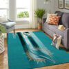 miami dolphins area rug bath rug floor rug regtangle carpet home decor ver 1234