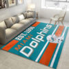 Miami Dolphins Area Rug NFL Area Rug Bedroom Rug Indoor Rug Rectangle Carpet 3 miami dolphins carpet bath rug floor rug regtangle carpet home decor ver 1253
