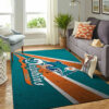 miami dolphins carpet living room rug floor rug regtangle carpet home decor ver 1269