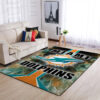 Miami Dolphins Rug NFL Area Rug Bathroom Rug Indoor Indoor Rugs Rectangle Carpet 3 miami dolphins rug bath rug floor rug regtangle carpet home decor ver 1276