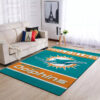 miami dolphins rug living room rug floor rug regtangle carpet home decor ver 1292