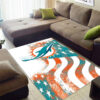 Miami Dolphins Rug NFL Area Rug Kitchen Rug Indoor Rugs Rectangle Carpet 3 miami dolphins rugs bath rug floor rug regtangle carpet home decor ver 1297