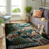 miami dolphins rugs living room rug floor rug regtangle carpet home decor ver 1302