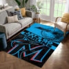 Miami Marlins Rug MLB Area Rug Bathroom Rug Indoor Indoor Rug Rectangle Carpet 3 miami marlins rug living room carpet regtangle carpet floor decor home decor ver 220