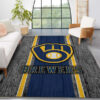 Milwaukee Brewers Area Rug MLB Area Rug Dining Room Rug Indoor Rug Rectangle Carpet 3 milwaukee brewers rug living room carpet regtangle carpet floor decor home decor ver 240