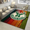 Milwaukee Bucks Area Rug NBA Area Rug Living Room Rug Indoor Rug Rectangle Carpet 4 milwaukee bucks rug living room carpet regtangle carpet floor decor home decor ver 509