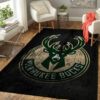 Milwaukee Bucks Rug NBA Area Rug Living Room Rug Indoor Rug Rectangle Carpet 4 milwaukee bucks rug living room carpet regtangle carpet floor decor home decor ver 514