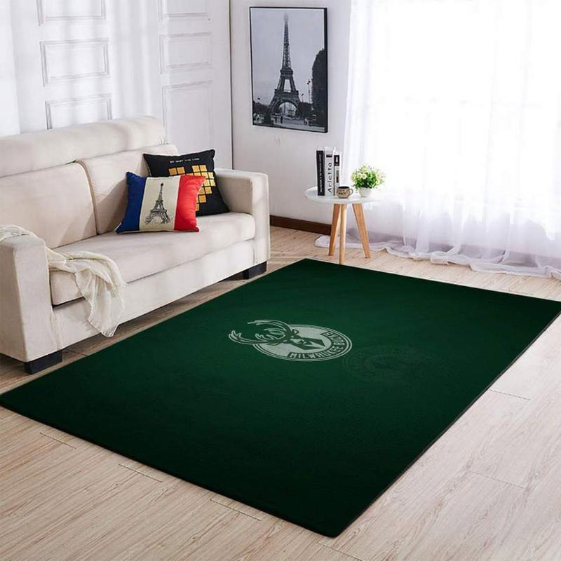 Milwaukee Bucks Area Rug NBA Area Rug Dining Room Rugs Indoor Indoor Rugs Rectangle Carpet