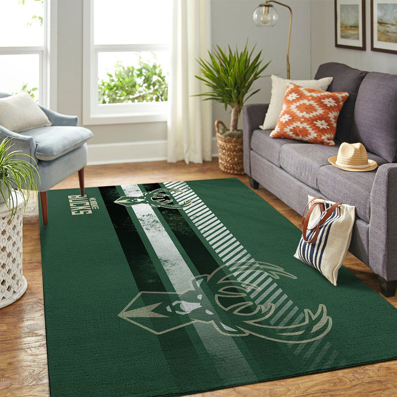 Milwaukee Bucks Area Rug NBA Area Rug Bedroom Rug Indoor Indoor Rug Rectangle Carpet