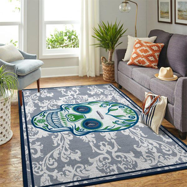 Minnesota Timberwolves Area Rug NBA Area Rug Kitchen Rug Indoor Indoor Rugs Rectangle Carpet