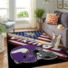 minnesota vikings area rug bathroom rug floor rug regtangle carpet home decor ver 1318