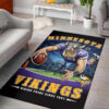 minnesota vikings carpet bathroom rug floor rug regtangle carpet home decor ver 1334