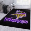 minnesota vikings rug bathroom rug floor rug regtangle carpet home decor ver 1351
