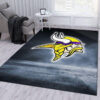 minnesota vikings rug bathroom rug floor rug regtangle carpet home decor ver 1355