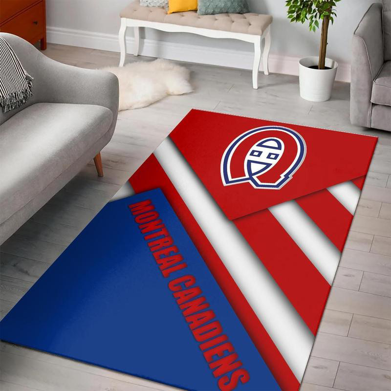 Montreal Canadiens Rug NHL Area Rug Living Room Rug Indoor Indoor Rug Rectangle Carpet