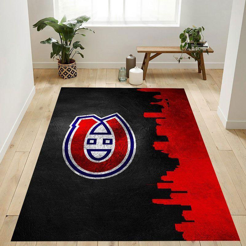 Montreal Canadiens Rug NHL Area Rug Kitchen Rug Indoor Rug Rectangle Carpet