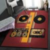 Music Large Area Rugs Retro Sound Rug 3 music large area rugs retro sound rug