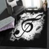 Music Note Large Living Room Rugs Music Note Black Rug 3 music note large living room rugs music note black rug