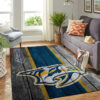 nashville predators rug living room carpet regtangle carpet floor decor home decor ver 208