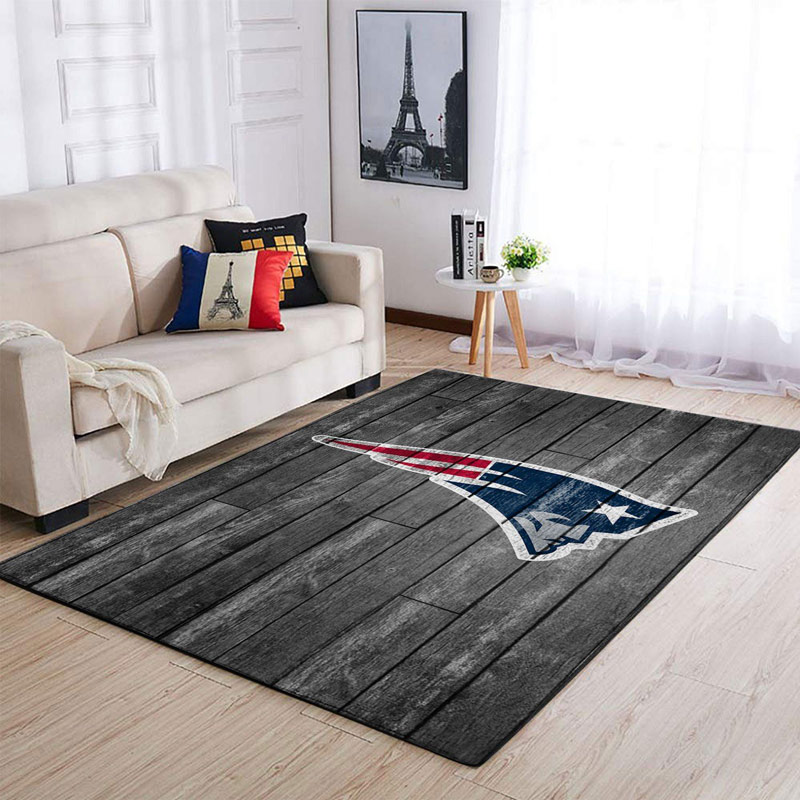 New England Patriot Area Rug NFL Area Rug Bedroom Area Rug Indoor Indoor Rugs Rectangle Carpet