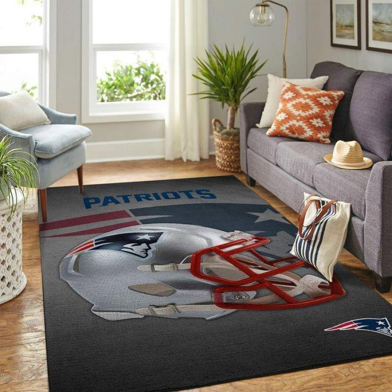 New England Patriot Area Rug NFL Area Rug Bathroom Rugs Indoor Indoor Rug Rectangle Carpet