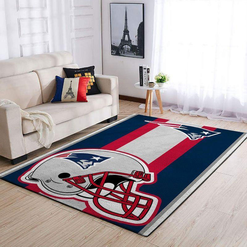 New England Patriot Rug NFL Area Rug Bathroom Rugs Indoor Rugs Rectangle Carpet
