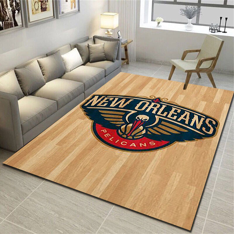 New Orleans Pelicans Area Rug NBA Area Rug Living Room Rug Indoor Rugs Rectangle Carpet