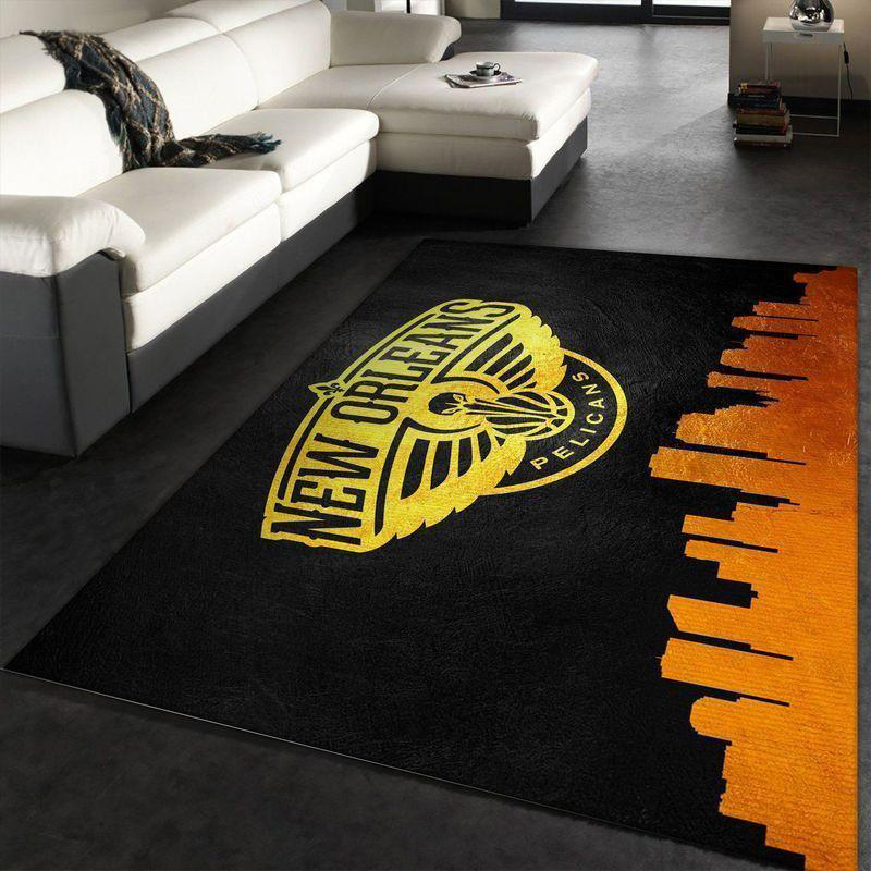 New Orleans Pelicans Rug NBA Area Rug Bedroom Rug Indoor Rugs Rectangle Carpet