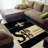 New Orleans Saints Rug NFL Area Rug Dining Room Rug Indoor Rugs Rectangle Carpet 3 new orleans saints area rugs living room rug floor rug regtangle carpet home decor ver 1472