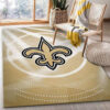 New Orleans Saints Area Rug NFL Area Rug Living Room Rug Indoor Indoor Rug Rectangle Carpet 3 new orleans saints rugs bathroom rug floor rug regtangle carpet home decor ver 1499