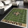 new orleans saints rugs bathroom rug floor rug regtangle carpet home decor ver 1501