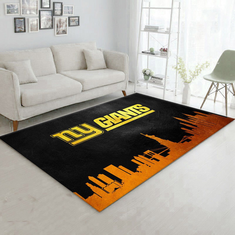 New York Giants Rug NFL Area Rug Living Room Area Rug Indoor Indoor Rugs Rectangle Carpet